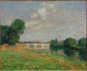 Perronet-silta Nantesissa tekijältä Gustave Loiseau