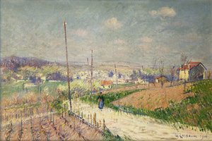 Kevät Ile de Francessa; Kevät Ile de Francessa, 1916 tekijältä Gustave Loiseau