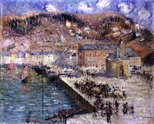 Kalamarkkinat tekijältä Gustave Loiseau