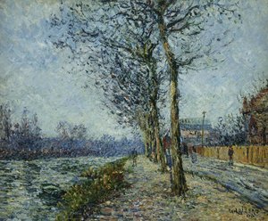 Oise Pontoisessa; Oise Pontoisessa, 1900 tekijältä Gustave Loiseau