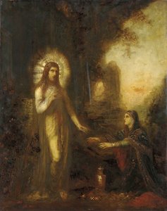 Kristus ja Maria Magdaleena tekijältä Gustave Moreau