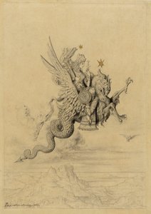 La Peri (Mytologinen aihe) tekijältä Gustave Moreau