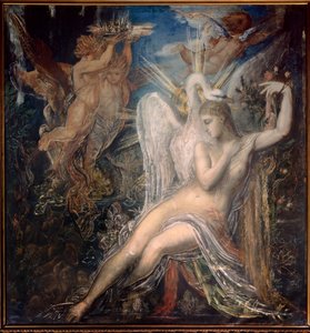 Leda ja joutsen tekijältä Gustave Moreau