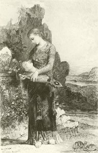 Orpheus (kaiverrus) tekijältä Gustave Moreau