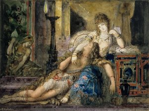 Simson ja Delilah tekijältä Gustave Moreau