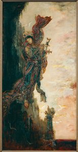 Sappho, putoaminen (maalaus kankaalle) tekijältä Gustave Moreau