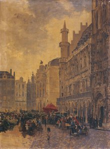 Grande Place Brysselissä tekijältä Gustave Walckiers