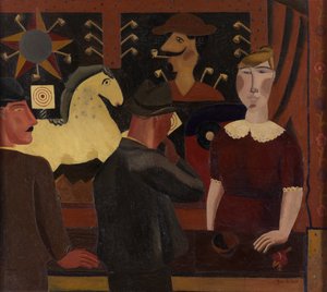 The Shooting Gallery (óleo sobre tela) finlandês