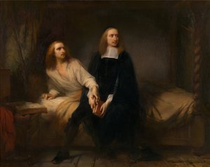De Wittin veljekset vankeudessa tekijältä Gustave or Gustaaf Wappers