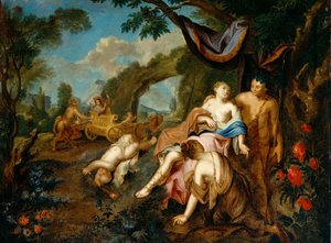 Bacchus ja Ariadne, n. 1725