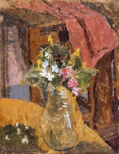 Kukat (öljy kankaalle) tekijältä Gwen John