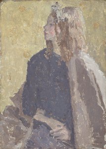 "Tyttö profiilissa", 1900-1939