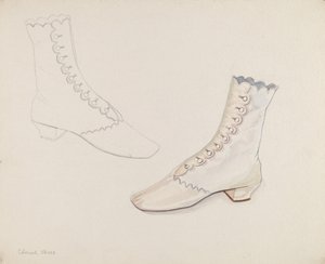 Quaker hääkengät, c. 1936. tekijältä Gwyneth King