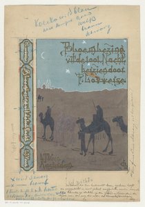 Bändisuunnittelu: Pieter Louwerse, Antology from the Thousand and One Nights, 1910
