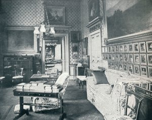 Prince Consorts -pukuhuone Buckinghamin palatsissa, c1899, 1901