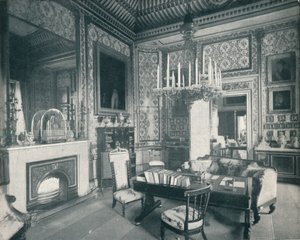 Prince Consorts Writing Room Buckinghamin palatsissa, c1899, 1901