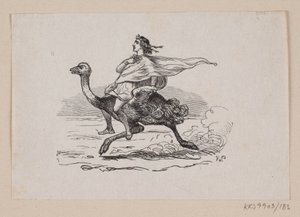 Kuvitus "De Vises Steenille" H.C. Andersen, "Satuja ja tarinoita", osa 2
