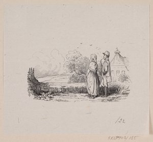 Kuvitus "Hørenille" H.C. Andersen, "Satuja ja tarinoita", osa 2