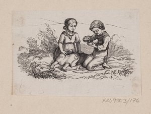Kuvitus "Ib ja pieni Christine" H.C. Andersen, "Satuja ja tarinoita", osa 2
