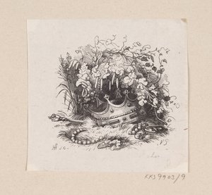 Kuvitus "Prinsessa herneellä" H.C. Andersen, "Satuja ja tarinoita", osa 1