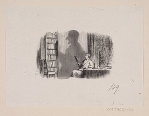 Kuvitus "The Shadow" -sarjaan H.C. Andersen, "Satuja ja tarinoita", osa 2