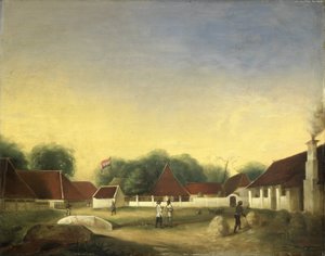 Sokeritehdas (?) Javalla tekijältä H.Th. Hesselaar