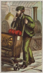 Railway Porter (väri litho)