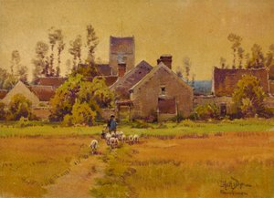 French Village, 1800-luvun loppu - 1900-luvun alku. tekijältä H. Anthony Dyer