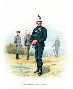 The 2nd Queens Own Rifles Kanada, 1890.