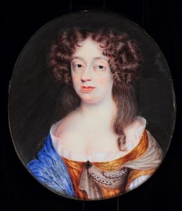Frances Pierrepont, Newcastlen herttuatar (akvarelli norsunluun)