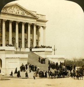 Saapuminen Capitol... Rooseveltin avajaisia Washingtonissa, 1905.