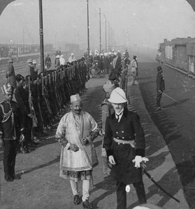 Benaresin Maharajan saapuminen osavaltioon Delhissä, Intiassa, 1912