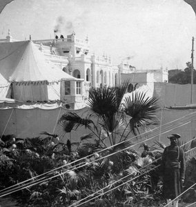 Kuningas-keisarien leiri. Delhi, Intia, 1912.