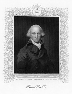 Warren Hastings, Brittiläisen Intian ensimmäinen kenraalikuvernööri 1800-luvulla.