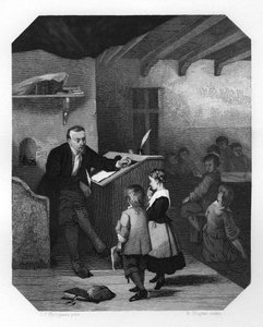 Gysbert Japiks, 1600-luvun friisiläinen kirjailija, runoilija, opettaja ja kanttori, c1870
