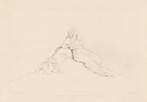 Auringonnousu veti hänen ajatuksensa Eurooppaan tekijältä H. W. Collard, after George Elgar Hicks
