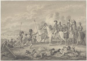 Wellingtonin herttua saa kaksi standardia kotkien kanssa, jotka vangittiin ranskalaisilta Waterloon taistelussa vuonna 1815 tekijältä Haatje Pieters Oosterhuis