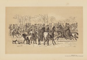 Rotten Row, nro 2, sellaisenaan (kaiverrus) tekijältä Hablot Knight (1815 92) Browne