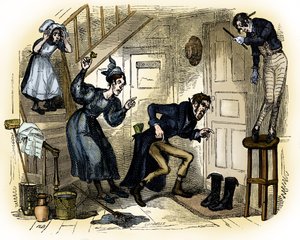 Charles Dickensin "The Old Curiosity Shop" tekijältä Hablot Knight Browne