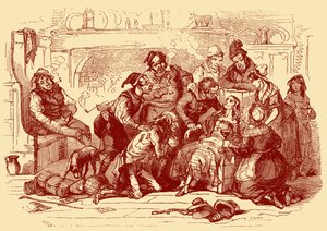 Charles Dickensin "The Old Curiosity Shop" tekijältä Hablot Knight Browne