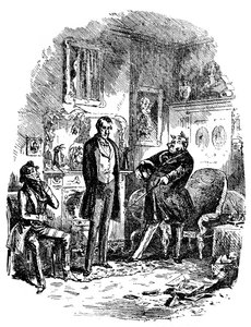 Charles Dickensin Dombey & Son tekijältä Hablot Knight Browne