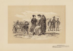 Merenrantaluonnoksia, nro 4, Kolme aasiaa (kaiverrus) (kaiverrus)
