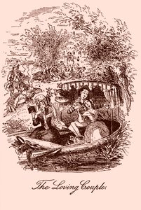 Charles Dickensin "Sketches by Boz". tekijältä Hablot Knight Browne