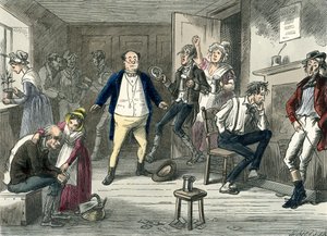 Charles Dickensin Pickwick Club tekijältä Hablot Knight Browne