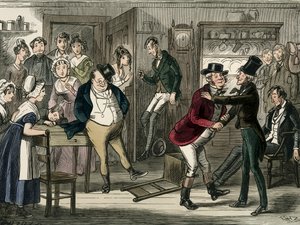 Charles Dickensin Pickwick Club tekijältä Hablot Knight Browne