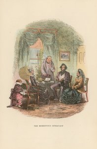 Kuvitus David Copperfieldille tekijältä Hablot Knight Browne