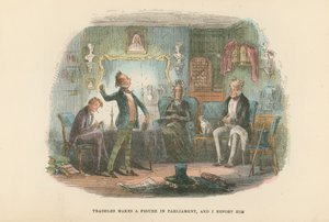 Kuvitus David Copperfieldille tekijältä Hablot Knight Browne