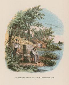 Kuvitus Martin Chuzzlewit -teokseen tekijältä Hablot Knight Browne