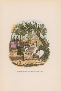 Kuvitus Pickwick Papersille tekijältä Hablot Knight Browne