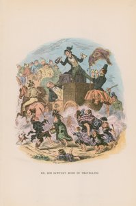 Kuvitus Pickwick Papersille tekijältä Hablot Knight Browne